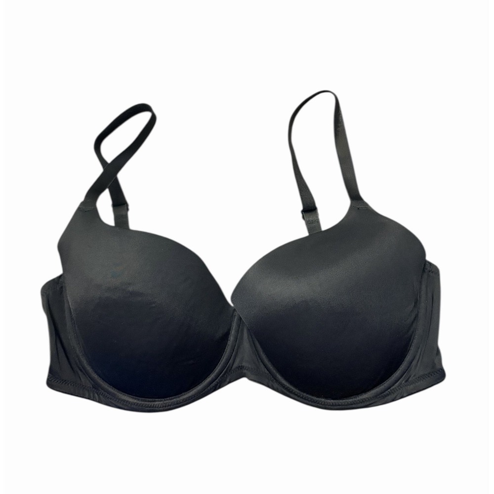 PINK by Victoria's Secret 34DD‎ Wear Everywhere Lightly Lined T-Shirt Bra Black